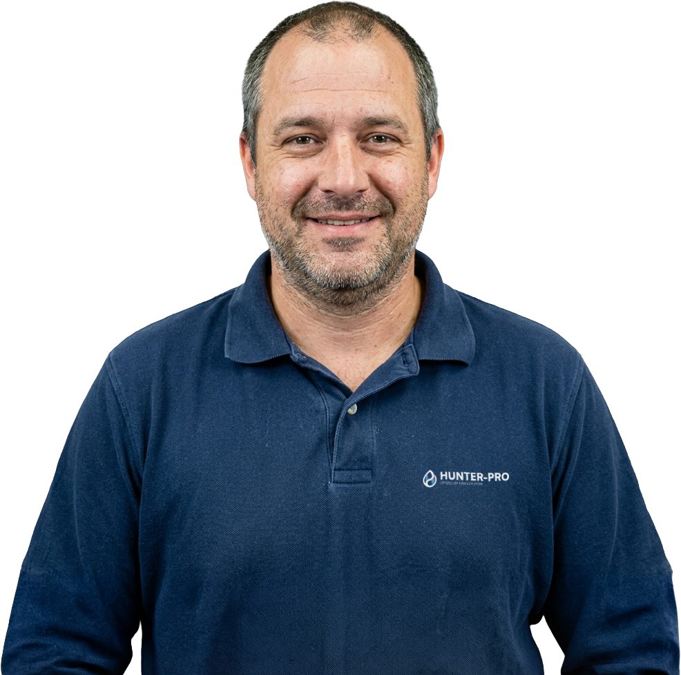 Martin, Ansprechpartner für Profikunden bei Hunter-Pro