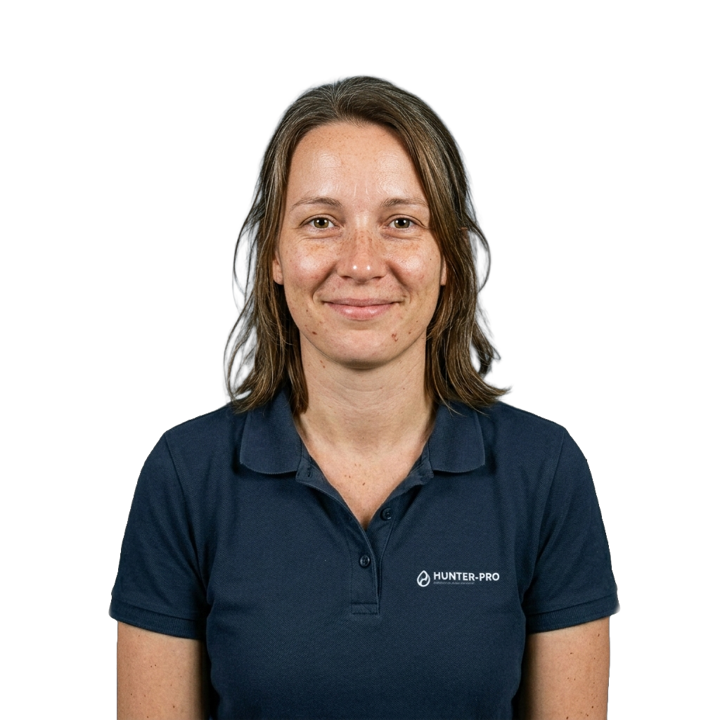 Christiane, Beregnungs-Planerin bei Hunter-Pro
