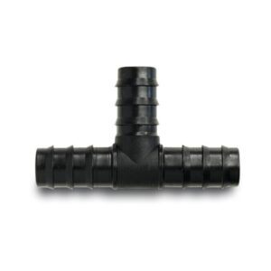 T-Stück 90° PP 50 mm Tülle 4bar Schwarz