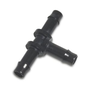 T-Stück 90° PA (Nylon) 10 mm Schlauchtülle 10bar Schwarz Typ WF