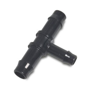 T-Stück 90° PA (Nylon) 32 mm x 25 mm x 32 mm Schlauchtülle 10bar Schwarz Typ WF
