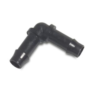 Winkel 90° PA (Nylon) 25 mm Schlauchtülle 10bar Schwarz Typ WF