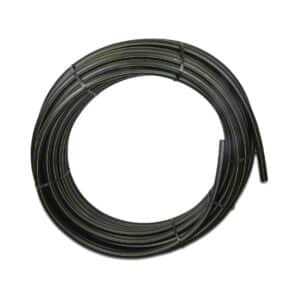 Druckrohr PE100 40 mm x 3,7 mm Glatt SDR11 8bar Schwarz/Gelb 50m GASTEC