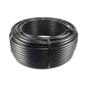 Druckrohr PE100 110 mm x 10,0 mm Glatt SDR11 16bar Schwarz/Blau 100m DVGW