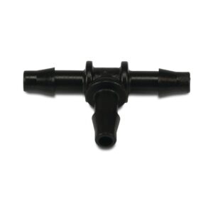 T-Stück 90° PP 6 mm Tülle 3,5bar Schwarz