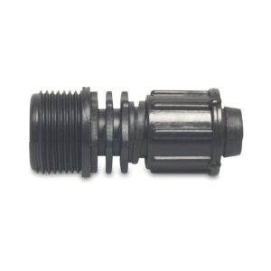 Adapter PP 3/4" x 22 mm Außengewinde x Tape Schwarz