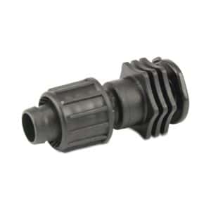 Übergangsadapter PP 22 mm Tape x Flachschlauchverbindung 6bar Schwarz