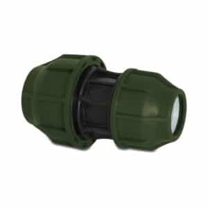 Reduzierkupplung PP 50 mm x 32 mm Klemm 10bar Schwarz/Grün