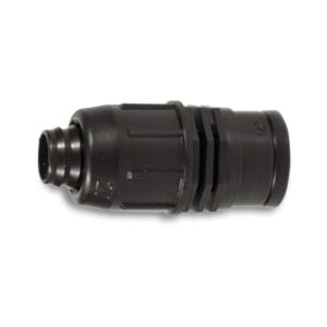 Übergangsadapter PP 20 mm x 1/2" lock x Innengewinde 4bar Schwarz