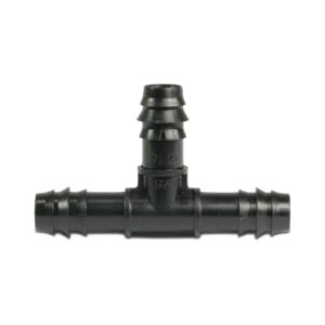 T-Stück 90° POM 25 mm Tülle 4bar Schwarz