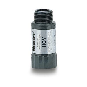 Hunter HC-050-050 Rückschlagklappe PVC 1/2" Innengewinde x Außengewinde Schwarz
