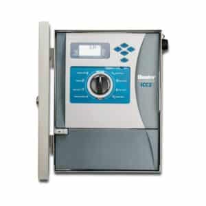 Hunter ICC2-800 SS Steuergerät Edelstahl 24VAC Weiß/Blau 8 Stationen