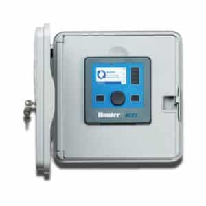 Hunter ACC2-1200 SS Steuergerät Edelstahl 24VAC Weiß/Blau 12 Stationen