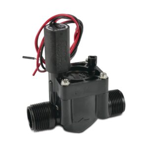 Hunter PGV-100-MM-B-DC Magnetventil glasfaserverstärktes Nylon 1" Außengewinde 10bar 9VDC Schwarz