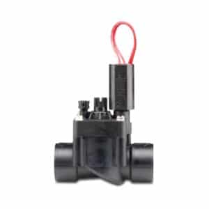 Hunter PGV-101-MM-B mit Durchflussregelung Magnetventil glasfaserverstärktes Nylon 1" Außengewinde 10bar 24VAC Schwarz