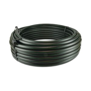 Druckrohr PE100 32 mm x Glatt SDR17 10bar Schwarz/Grün 50m