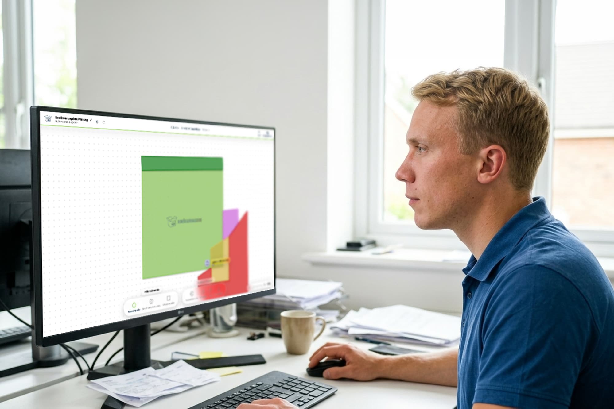 Unser Beregnungs-Profi plant Ihre Anlage im Video-Call