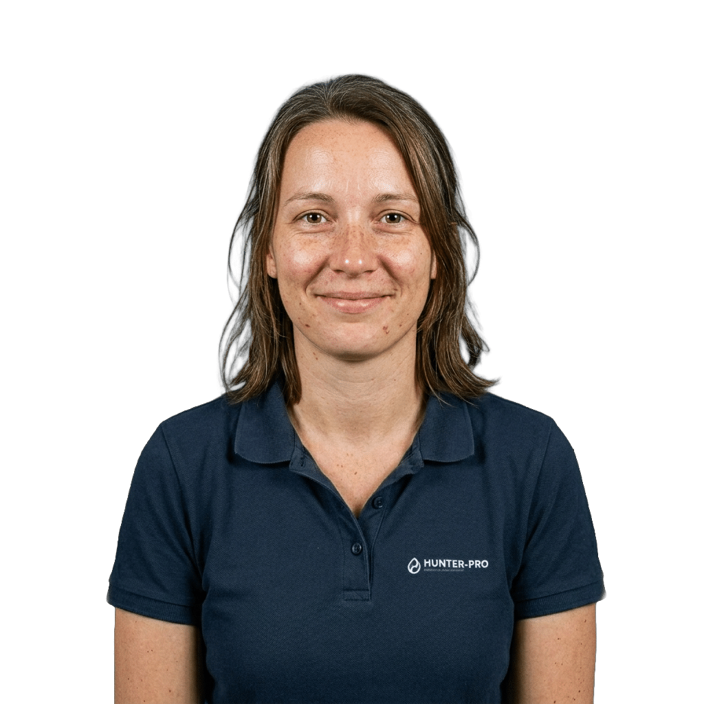 Christiane, Beregnungs-Planerin bei Hunter-Pro