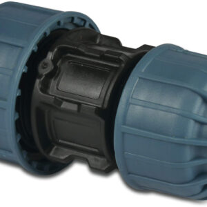 Jason Reduzierkupplung PP 40 mm x 32 mm Klemm 10bar Schwarz/Blau