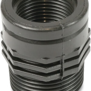 Reduziermuffennippel PP 3/4" x 1" Innengewinde x Außengewinde 10bar Schwarz