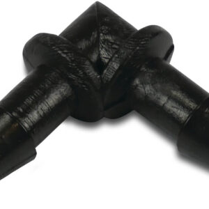 Winkel 90° PP 6 mm Tülle 3,5bar Schwarz (VE 10 Stück)