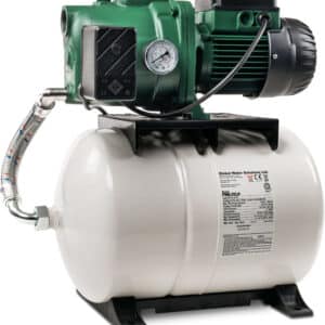 DAB AquaJet 82M-G Hauswasserstation Gusseisen 1" Innengewinde 8bar 3,8A 230VAC Grün/Weiß