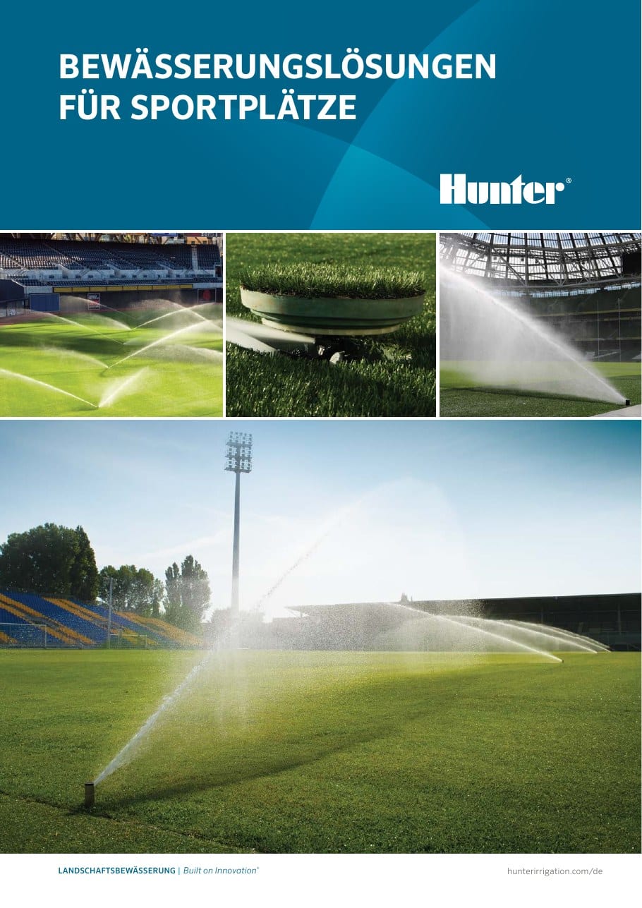 Hunter Broschüre Sportplatzbewässerung